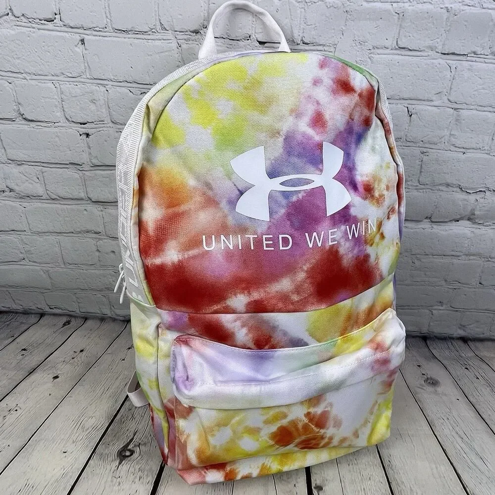 Under Armour UA Loudon Backpack Tie Dye Colorful School Laptop Book Bag